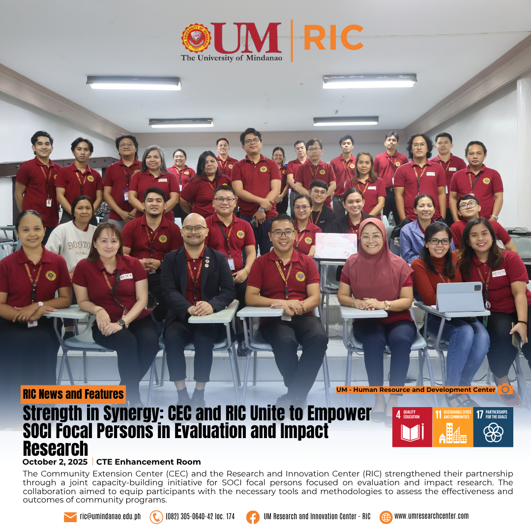 Strength in Synergy: CEC and RIC Unite to Empower SOCI Focal Persons in Evaluation and Impact Research - Image 1